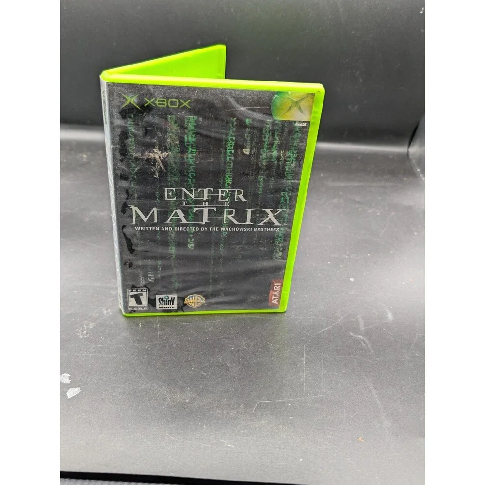 Enter the Matrix Original Xbox Disc Case Artwork No Manual Atari Shiny